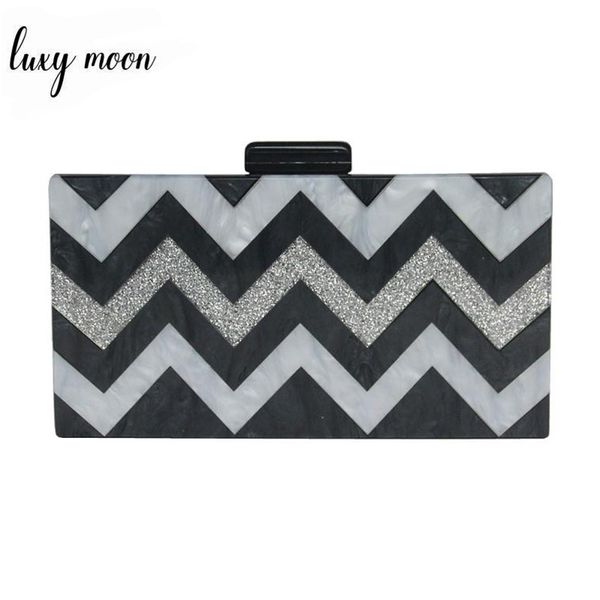 geometric pattern acrylic bag sequin clutch bag black white patchwork women mini chain shoulder wedding party purse zd1273
geometric pattern acrylic bag sequin clutch bag black white patchwork women mini chain shoulder wedding party purse zd1273