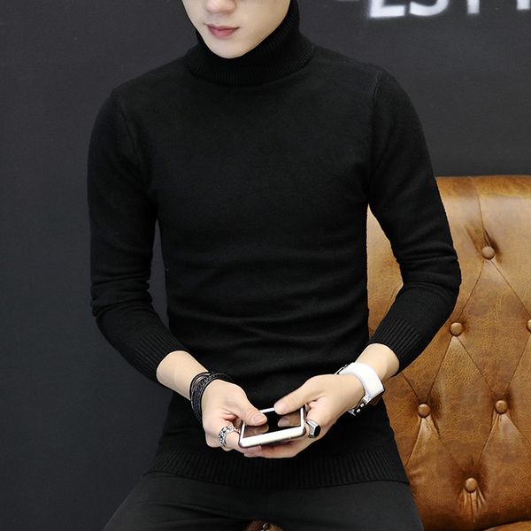 men's sweaters 2021 turtleneck men pullover autumn winter soft warm comfortable solid slim fit clothes knitted casual cotton sweater pu, White;black
men's sweaters 2021 turtleneck men pullover autumn winter soft warm comfortable solid slim fit clothes knitted casual cotton sweater pu, White;black