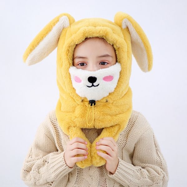children's cute baby super cute winter girl's fashionable hat men's foreign style ear protection baby hat winter, Yellow
children's cute baby super cute winter girl's fashionable hat men's foreign style ear protection baby hat winter, Yellow