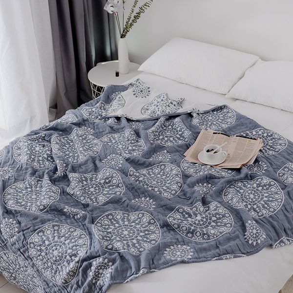 new 100% cotton gray muslin blanket bed sofa travel breathable chic mandala style large soft throw blanket para
new 100% cotton gray muslin blanket bed sofa travel breathable chic mandala style large soft throw blanket para