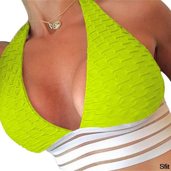 gym clothing women's jacquard sports bra elasticity yoga deep v fitness bras breathable shockproof sport underwear, White;black
gym clothing women's jacquard sports bra elasticity yoga deep v fitness bras breathable shockproof sport underwear, White;black
