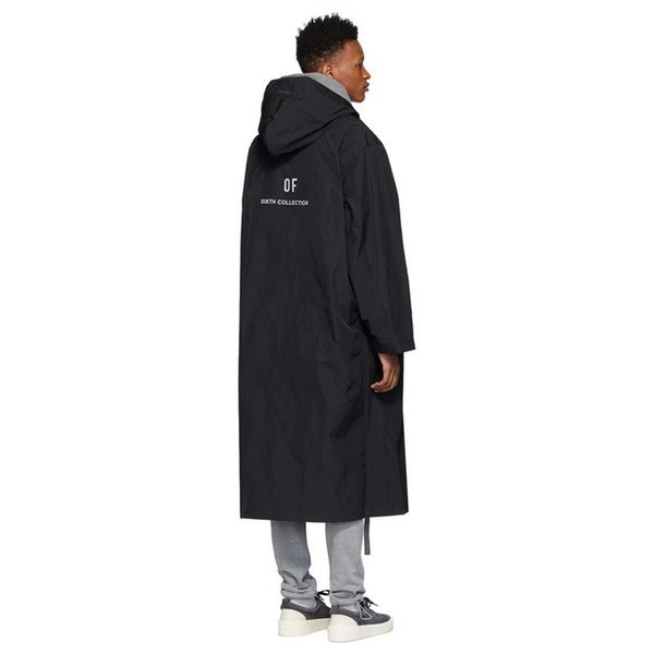 20ss fg 6th hooded raincoat windbreaker zipper long jacket street rain coat jacket water-proof outwear long sleeved hfymjk326, Black;brown
20ss fg 6th hooded raincoat windbreaker zipper long jacket street rain coat jacket water-proof outwear long sleeved hfymjk326, Black;brown