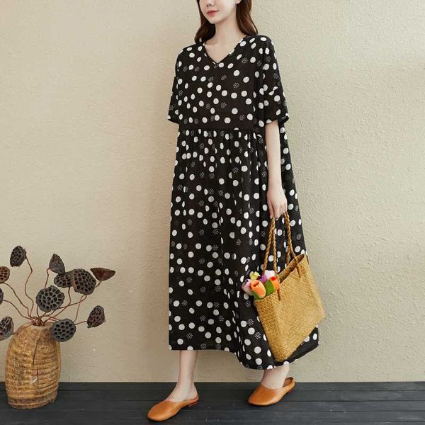 2020 summer women's cotton v-neck dress black white polka dot maternity dress short sleeve plus size pregnancy empire
2020 summer women's cotton v-neck dress black white polka dot maternity dress short sleeve plus size pregnancy empire