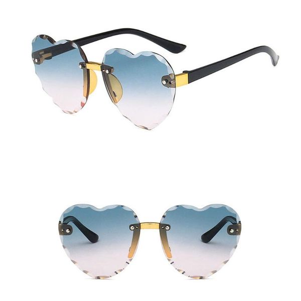 colorful children rimless heart sunglasses uv400 protection gradient ocean kids glasses fashion eyewear outdoor travel, White;black
colorful children rimless heart sunglasses uv400 protection gradient ocean kids glasses fashion eyewear outdoor travel, White;black