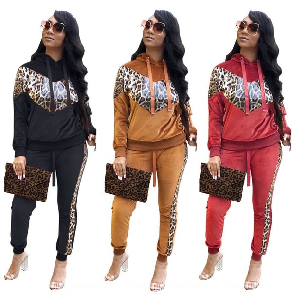 bl7338 women's new korean velvet stitching pu leopard print two-piece bl7338 women's set new set, Gray
bl7338 women's new korean velvet stitching pu leopard print two-piece bl7338 women's set new set, Gray