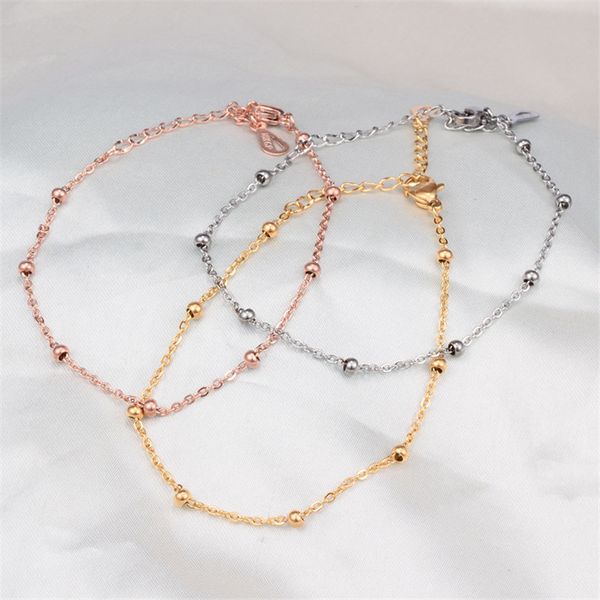martick woman gold/rose gold/silver color bracelets lobster round beads chain link bracelets for women fashion summer style b241, Black
martick woman gold/rose gold/silver color bracelets lobster round beads chain link bracelets for women fashion summer style b241, Black