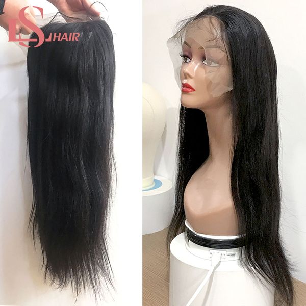 LS 360 Lace Frontal Human Hair Wigs 13*4 lace Front Human Hair Wigs Brazilian Straight Wigs With Baby Hair Natural/2#/4#Color, Black
LS 360 Lace Frontal Human Hair Wigs 13*4 lace Front Human Hair Wigs Brazilian Straight Wigs With Baby Hair Natural/2#/4#Color, Black