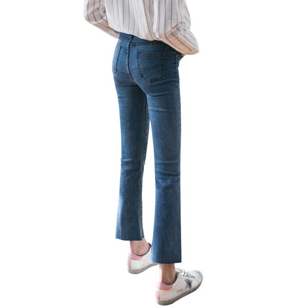 fashion elastic jeans women summer autumn streetwear washed skinny denim pants 2020 new pocket ankle length flare jeans, Blue
fashion elastic jeans women summer autumn streetwear washed skinny denim pants 2020 new pocket ankle length flare jeans, Blue