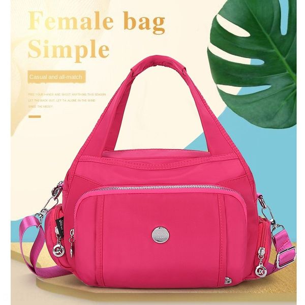 lightweight large capacity mommy simple fashion all-match hand casual nylon shoulder messenger shoulder strap handbag handbag bag, White
lightweight large capacity mommy simple fashion all-match hand casual nylon shoulder messenger shoulder strap handbag handbag bag, White