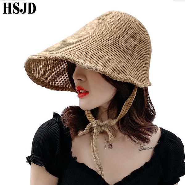 summer women's hat large brim knitted hollow out sun visor cap anti-uv beach hat solid color foldable sun hats women summer caps, Blue;gray
summer women's hat large brim knitted hollow out sun visor cap anti-uv beach hat solid color foldable sun hats women summer caps, Blue;gray