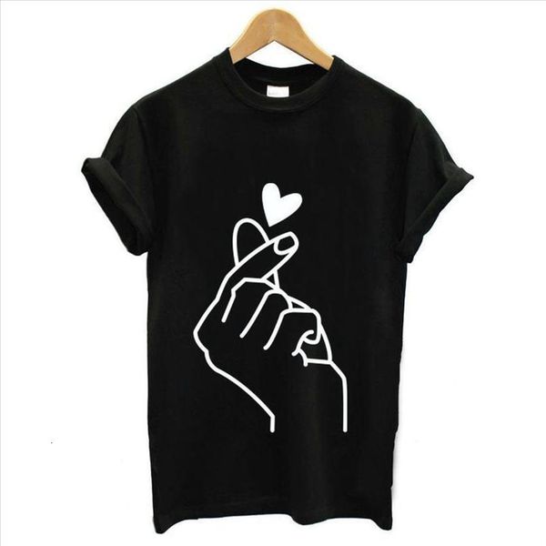 finger heart print t shirt women short sleeve o neck polyester loose tshirt 2020 summer women tee shirt camisetas mujer, White
finger heart print t shirt women short sleeve o neck polyester loose tshirt 2020 summer women tee shirt camisetas mujer, White