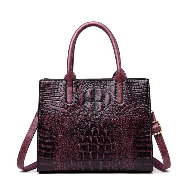 crocodile pattern women genuine leather bags vintage fashion alligator luxury handbags women tote bags designer shoulder bag 
crocodile pattern women genuine leather bags vintage fashion alligator luxury handbags women tote bags designer shoulder bag