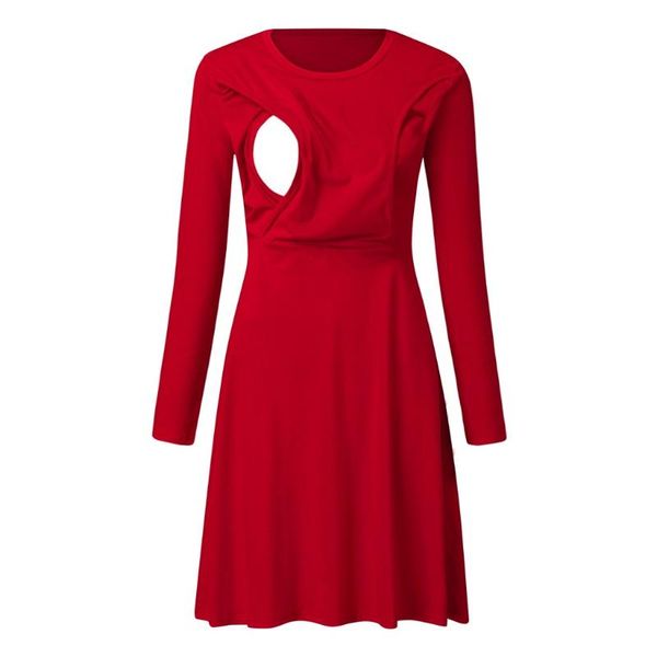 maternity dresses vestidos sleepwear nursing solid long sleeve pregnancy dress clothes pregnant, White
maternity dresses vestidos sleepwear nursing solid long sleeve pregnancy dress clothes pregnant, White