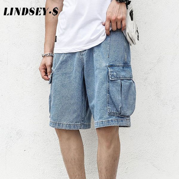 regular fit mens denim shorts in light tinted wash blue 2020 summer big pockets fashion elastic waist blue denim shorts for men, White;black
regular fit mens denim shorts in light tinted wash blue 2020 summer big pockets fashion elastic waist blue denim shorts for men, White;black