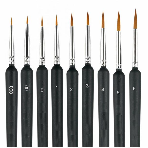 9pcs/set brush set wolf hook line pen watercolor pen oil brush manicure nail art extension painting manicure tool
9pcs/set brush set wolf hook line pen watercolor pen oil brush manicure nail art extension painting manicure tool