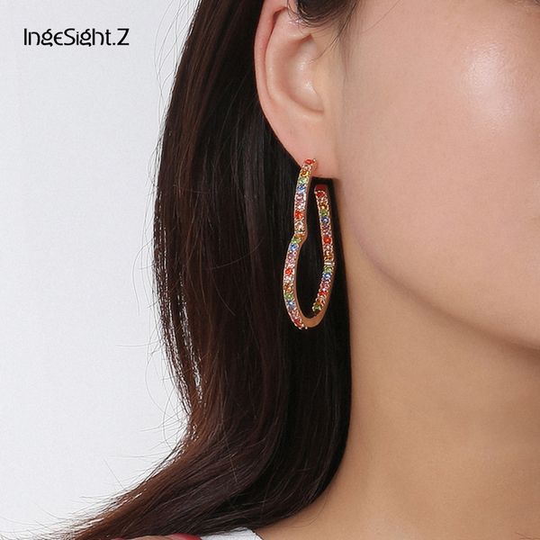 ingesight.z luxury colorful rhinestone love heart hoop earrings statement crystal big earrings for women jewelry oorbellen femme, Golden;silver
ingesight.z luxury colorful rhinestone love heart hoop earrings statement crystal big earrings for women jewelry oorbellen femme, Golden;silver