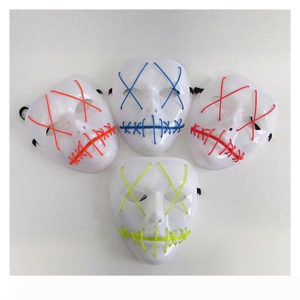 brelong led glow mask halloween mask ghost crack light el line fashion clothing party ball mask red blue green pink yellow orange purple
brelong led glow mask halloween mask ghost crack light el line fashion clothing party ball mask red blue green pink yellow orange purple