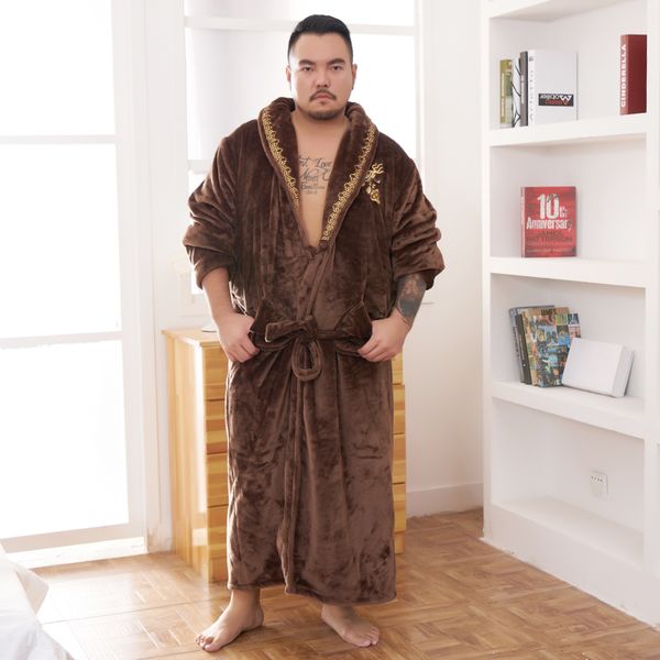 2020 новый плюс большой размер зима robe мужчины вышитые дракона фланель строка халат мужской жирный размер длинные теплый халата luxury, Black;brown
2020 новый плюс большой размер зима robe мужчины вышитые дракона фланель строка халат мужской жирный размер длинные теплый халата luxury, Black;brown