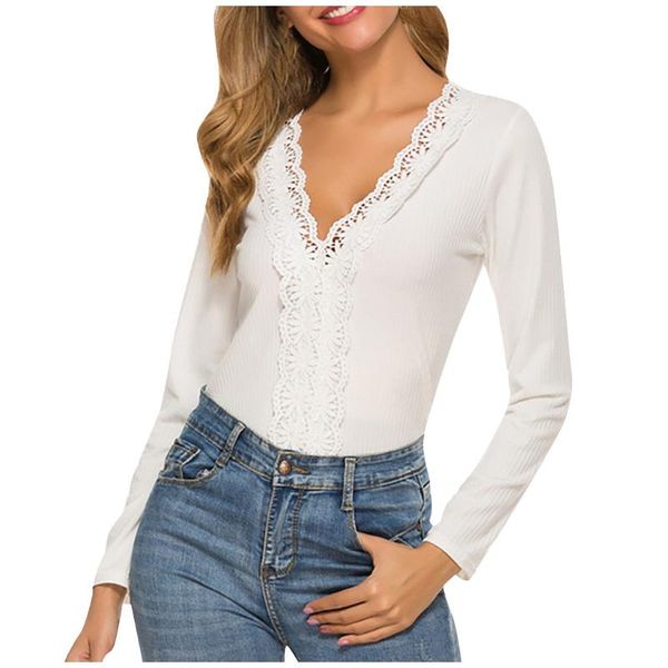 fashion blouse women 2020 lace v neck long sleeve shirts casual loose knit blouses women clothing moda mujer #38, White
fashion blouse women 2020 lace v neck long sleeve shirts casual loose knit blouses women clothing moda mujer #38, White