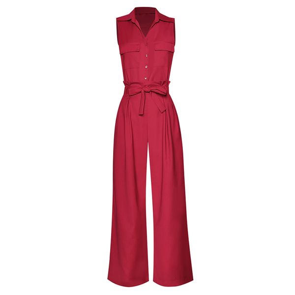 women two pieces clothes pants set ladies office wear summer outfits fuchsia sleeveless buttons shirt + wide leg pants, White
women two pieces clothes pants set ladies office wear summer outfits fuchsia sleeveless buttons shirt + wide leg pants, White