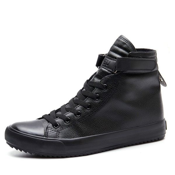 fashion black white high sneakers men ankle boots comfort lace up mens leather shoes casual hip hop shoes for men trainers
fashion black white high sneakers men ankle boots comfort lace up mens leather shoes casual hip hop shoes for men trainers