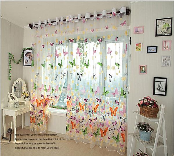 new 200cm*270cm butterfly sheer curtains / gauze / tulle finished voile curtains for living room bedroom
new 200cm*270cm butterfly sheer curtains / gauze / tulle finished voile curtains for living room bedroom