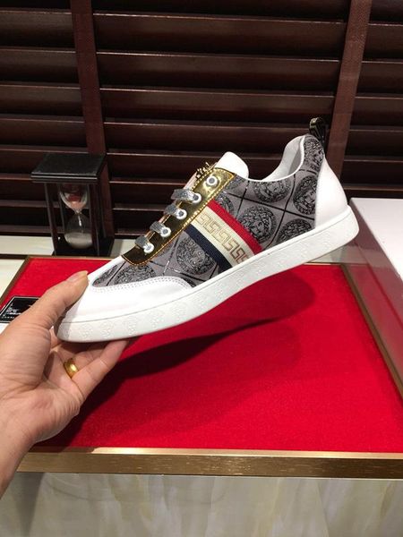 2019q summer new men's printed shoes, trend with small white shoes, fashion wild sports shoes, original box packaging 38-44, Black
2019q summer new men's printed shoes, trend with small white shoes, fashion wild sports shoes, original box packaging 38-44, Black