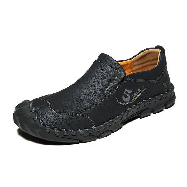 new men's casual shoes spring autumn comfortable leather mens shoes fashion loafers breathable flats men driving size 38-46, Black
new men's casual shoes spring autumn comfortable leather mens shoes fashion loafers breathable flats men driving size 38-46, Black