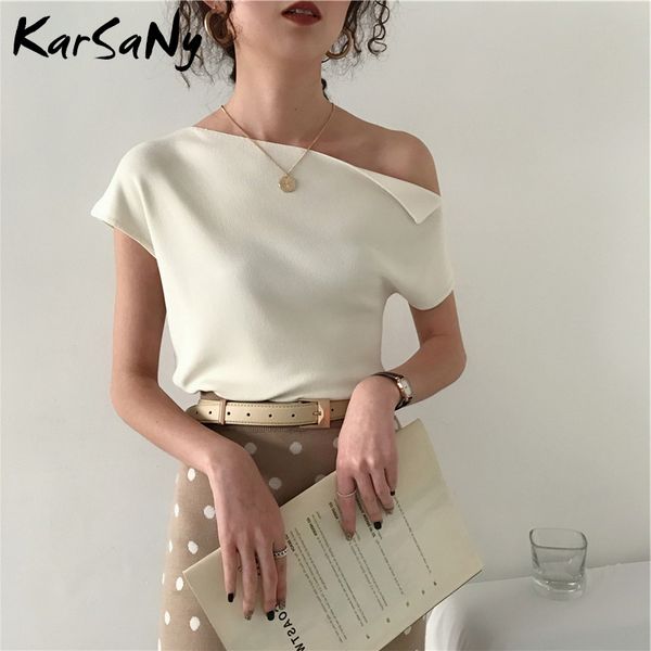 white off shoulder blouse summer woman office blouses 2020 elegant slash neck ladies knitted blouse for women summer blouses
white off shoulder blouse summer woman office blouses 2020 elegant slash neck ladies knitted blouse for women summer blouses