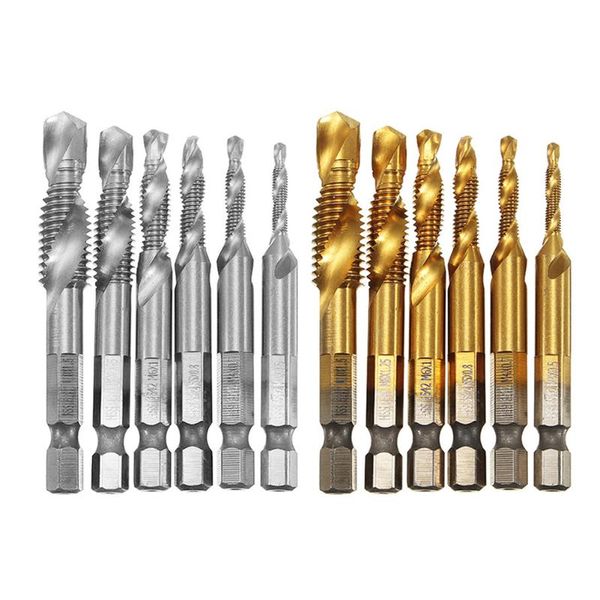 6pcs twist drill bit anti-rust hss m3/4/5/6/8/10 high hardness rust proof durable hex shank drilling tools for drilling tappin
6pcs twist drill bit anti-rust hss m3/4/5/6/8/10 high hardness rust proof durable hex shank drilling tools for drilling tappin