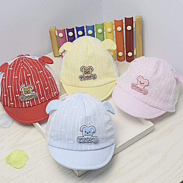 hat summer baby cap sunscreen cotton mesh cap newborn sun hat 0-3 months baby soft eaves net, Blue;gray
hat summer baby cap sunscreen cotton mesh cap newborn sun hat 0-3 months baby soft eaves net, Blue;gray