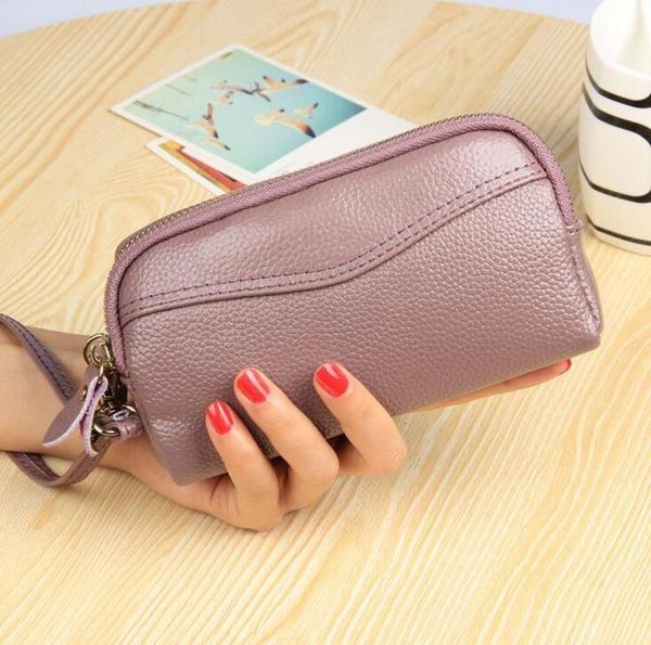 the new leather leather bag of the european and american fashion mobile phone bag double zipper lady hand bag zero purse, Red;black
the new leather leather bag of the european and american fashion mobile phone bag double zipper lady hand bag zero purse, Red;black
