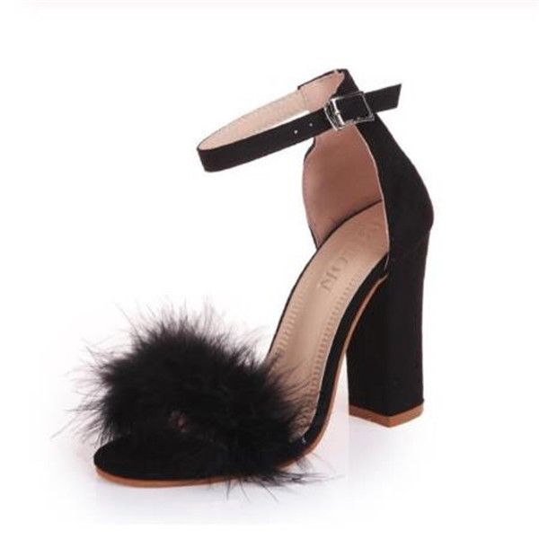 summer women pumps fur buckle strap platform open toe dancing high heel sandals party wedding shoes black
summer women pumps fur buckle strap platform open toe dancing high heel sandals party wedding shoes black
