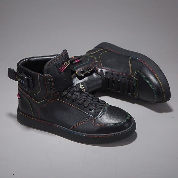 fashion rivoli sneaker boots mens shoes comfortable luxury footwears lace -up casual men boots herren luxus marken schuhe, Black
fashion rivoli sneaker boots mens shoes comfortable luxury footwears lace -up casual men boots herren luxus marken schuhe, Black