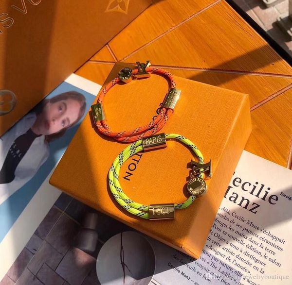 2019 popular handmade nylon rope with gold clasp bracelet charm titanium stainless steel in orange and yellow rope jewelry ing, Black
2019 popular handmade nylon rope with gold clasp bracelet charm titanium stainless steel in orange and yellow rope jewelry ing, Black