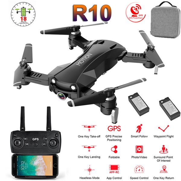 new foldable drone r10 with 2k 12mp adjuestable camera 5g gps wifi fpv selfie wide angle rc helicopter quadrocopter gps position
new foldable drone r10 with 2k 12mp adjuestable camera 5g gps wifi fpv selfie wide angle rc helicopter quadrocopter gps position