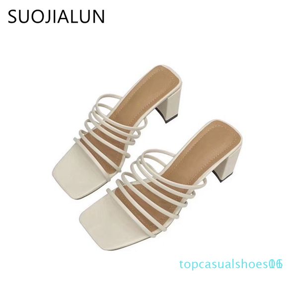 suojialun women high heels slipper slip on square heel women summer outdoor sandal fashion thin strap slipper elegant shoe t01, Black
suojialun women high heels slipper slip on square heel women summer outdoor sandal fashion thin strap slipper elegant shoe t01, Black