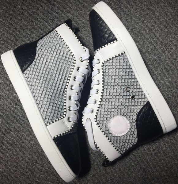 роскошные high top brand шипы кроссовки обувь для женщин мужчин red bottom повседневных прогулок идеального заклепки скейтбординг дизайнер с, Black
роскошные high top brand шипы кроссовки обувь для женщин мужчин red bottom повседневных прогулок идеального заклепки скейтбординг дизайнер с, Black