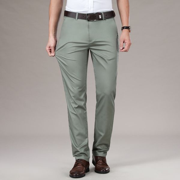 icpans ice silk thin casual pants men straight stretch summer office formal trousers for male black gray
icpans ice silk thin casual pants men straight stretch summer office formal trousers for male black gray