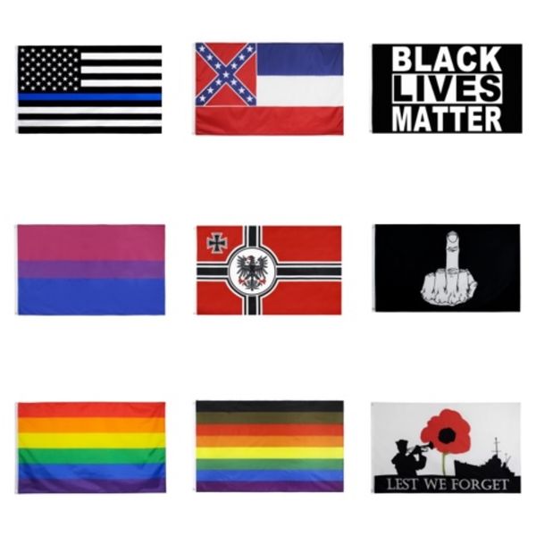 3x5 foot thin blue line usa flag vivid color and uv fade resistant canvas header and 4 rows stitched polyester with brass grommets#316
3x5 foot thin blue line usa flag vivid color and uv fade resistant canvas header and 4 rows stitched polyester with brass grommets#316