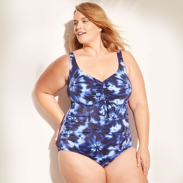 2020 new large size one-piece belly covering nylon quality plus fat large swimsuit women's swimsuit, Black;red
2020 new large size one-piece belly covering nylon quality plus fat large swimsuit women's swimsuit, Black;red