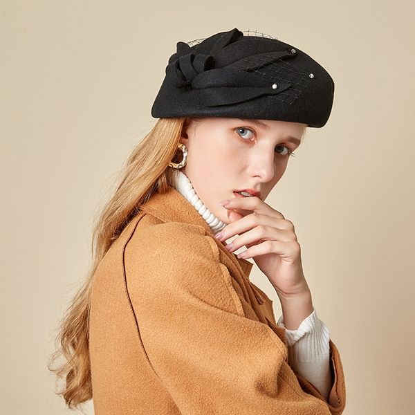 ji yinglun flower woolen wool beret hat lady elegant temperament stewardess hat korean style all-match beret, Blue;gray
ji yinglun flower woolen wool beret hat lady elegant temperament stewardess hat korean style all-match beret, Blue;gray