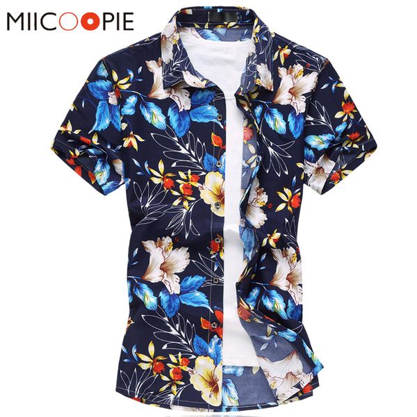 5xl 6xl summer brand floral print mens shorts short sleeve beach camisa hawaiana slim fit button down holiday party men clothing, White;black
5xl 6xl summer brand floral print mens shorts short sleeve beach camisa hawaiana slim fit button down holiday party men clothing, White;black