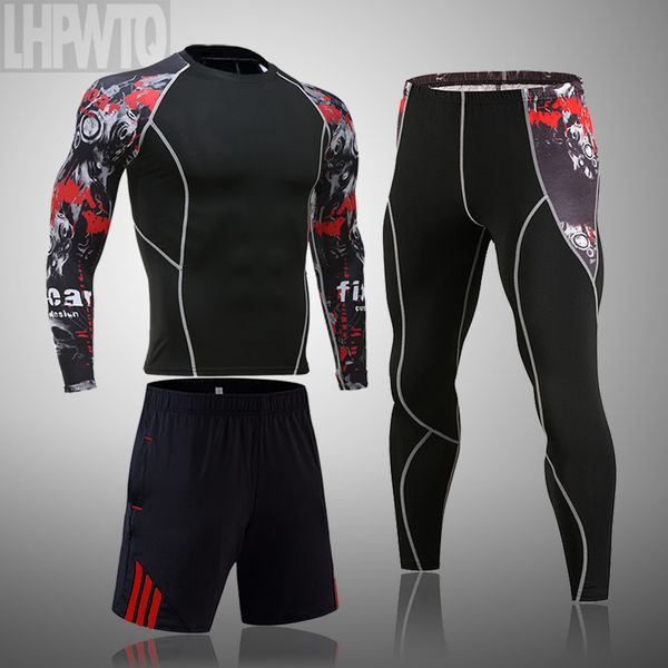 men's compression sportswear suits gym tights training clothes workout jogging sports set running clothes tracksuit for men, Black;blue
men's compression sportswear suits gym tights training clothes workout jogging sports set running clothes tracksuit for men, Black;blue