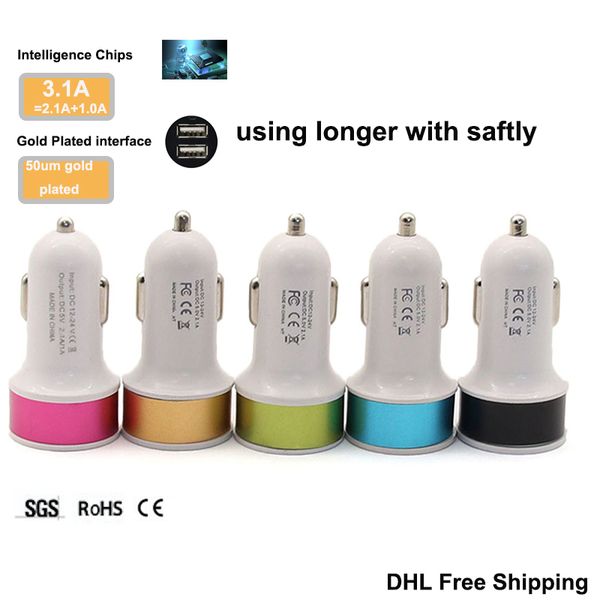 dual usb car charger adapter 2 usb port 2.1+1a smart car charger for iphone samsung phone car charging accessories dhl ing
dual usb car charger adapter 2 usb port 2.1+1a smart car charger for iphone samsung phone car charging accessories dhl ing