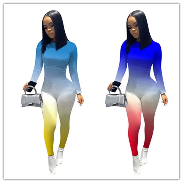 women bodysuit jumpsuits rompers girls one piece legging pants gradient long sleeve clothes skinny onesies night club party outfit new d8407, White
women bodysuit jumpsuits rompers girls one piece legging pants gradient long sleeve clothes skinny onesies night club party outfit new d8407, White
