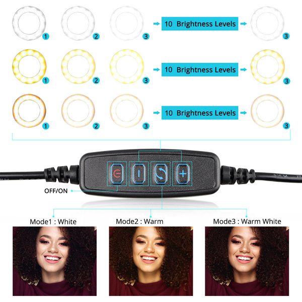 led ring light selfie studio camera pgraphy enhancing 10inch 26cm p camera ring light with tripod usb plug phone holder
led ring light selfie studio camera pgraphy enhancing 10inch 26cm p camera ring light with tripod usb plug phone holder