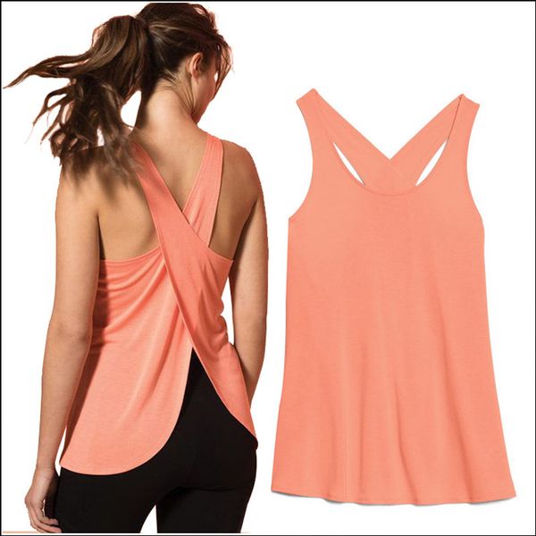 yoga outfits zhangyunuo solid sport vest backless fitness tank women active wear gym crop dyr fit workout shirt, White;red
yoga outfits zhangyunuo solid sport vest backless fitness tank women active wear gym crop dyr fit workout shirt, White;red