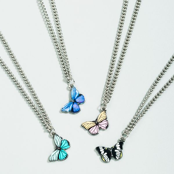 butterfly necklace fashion color chain ladies alloy dripping oil color matching temperament hip hop clavicle chain girls xl001, Golden;silver
butterfly necklace fashion color chain ladies alloy dripping oil color matching temperament hip hop clavicle chain girls xl001, Golden;silver