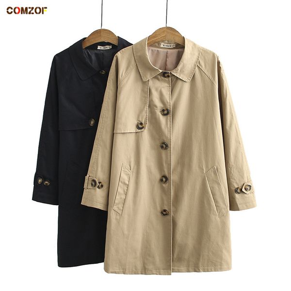 2020 autumn women loose trench coat long sleeve clothing plus size new arrival windbreaker womens casual coats xl-4xl, Tan;black
2020 autumn women loose trench coat long sleeve clothing plus size new arrival windbreaker womens casual coats xl-4xl, Tan;black